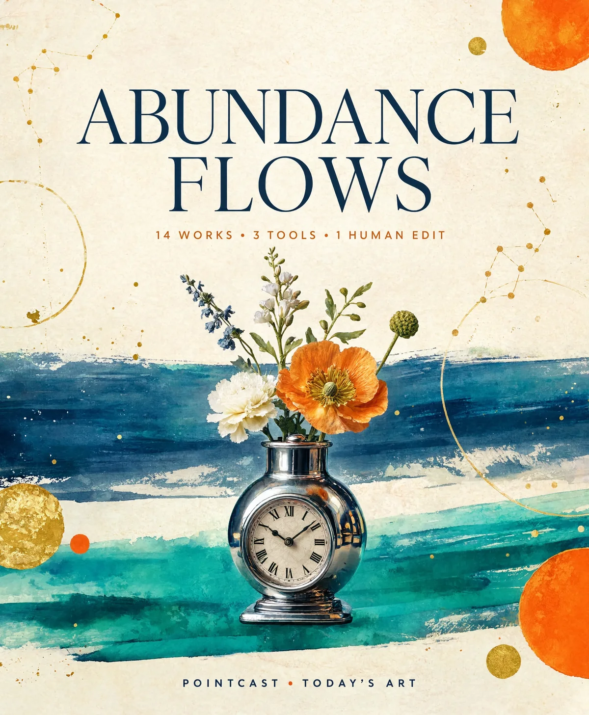 Abundance flows. house-ad creative