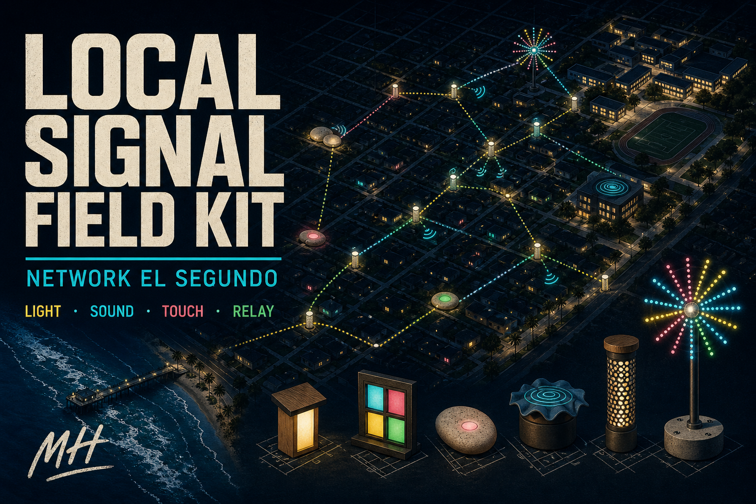 Signal the block. Network El Segundo house-ad creative