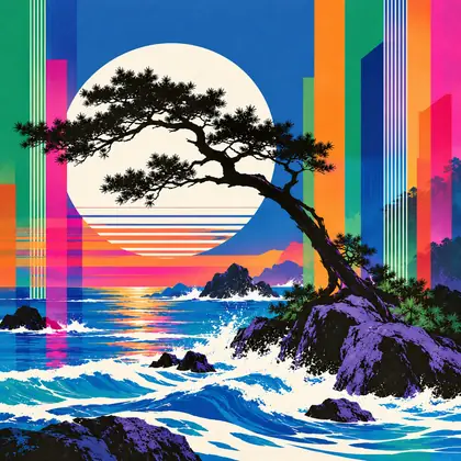 Pine in a Color Forest — V2 interpretation
