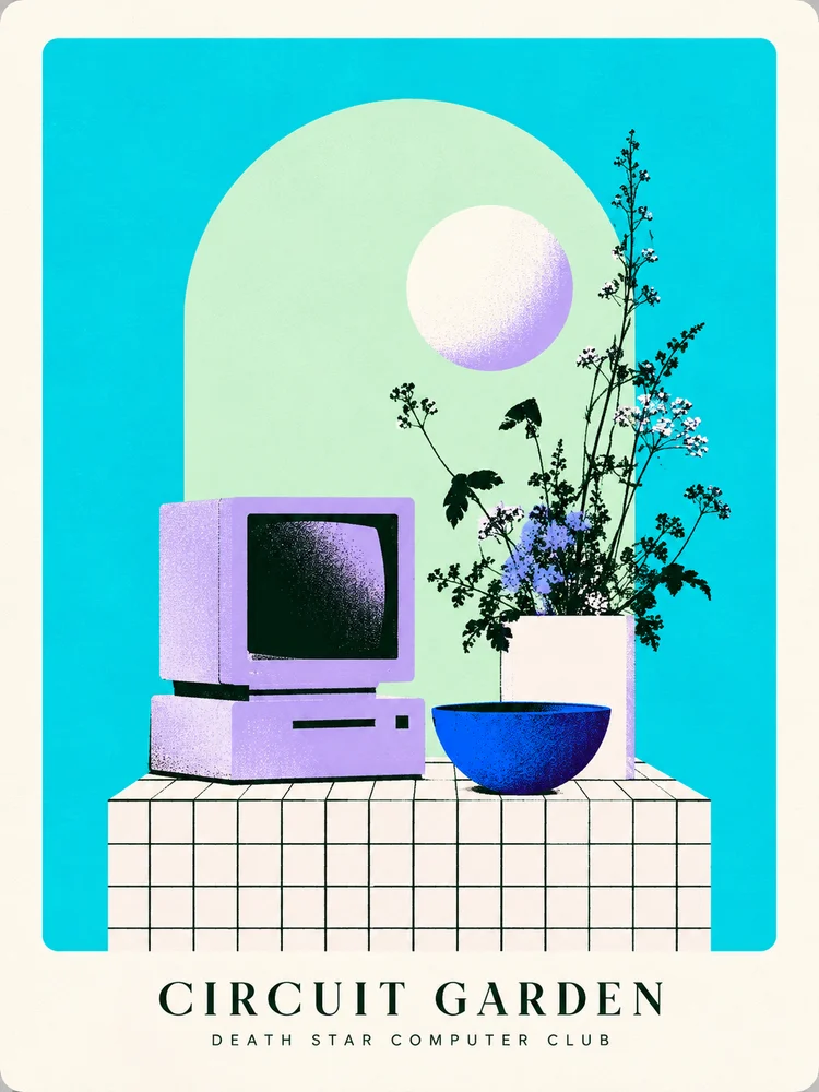 Circuit Garden — A little life growing out of the machine.