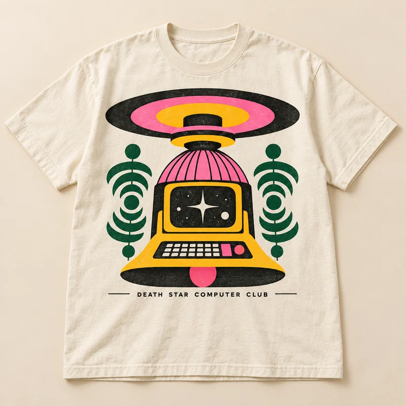Operator Tee — A four-color print concept for the operator’s uniform.