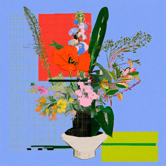 A saturated flower-bell study from Michael Hoydich’s Bell Choir Midjourney session