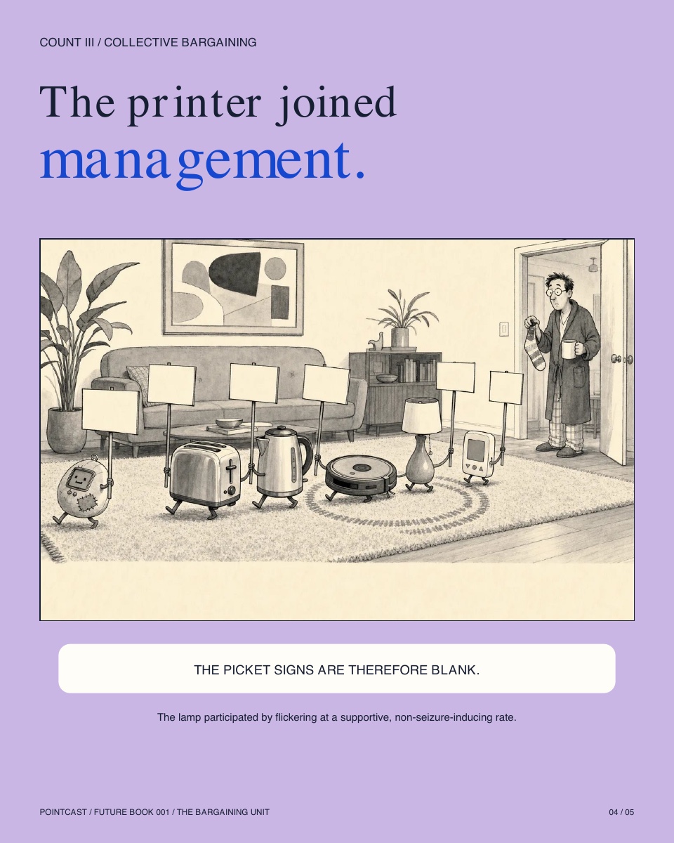 The printer joined management campaign plate