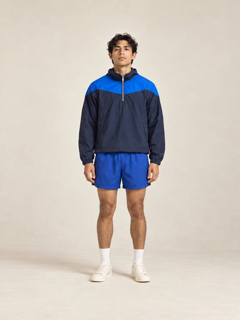 Original AI-generated Ocean garment concept, front view.