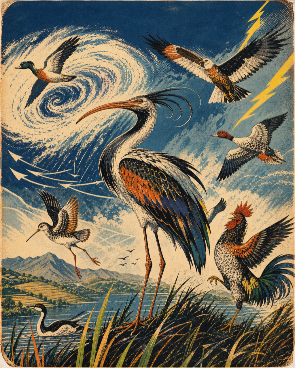 Original Aerial mascot-class field illustration
