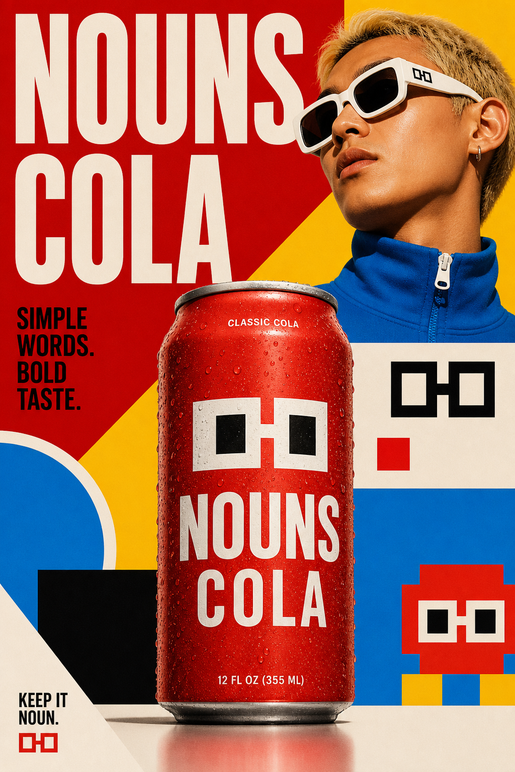Nouns Cola poster: Pop