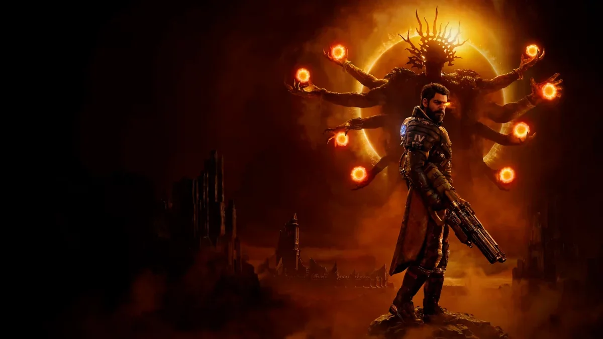 SAROS official science-fiction key art