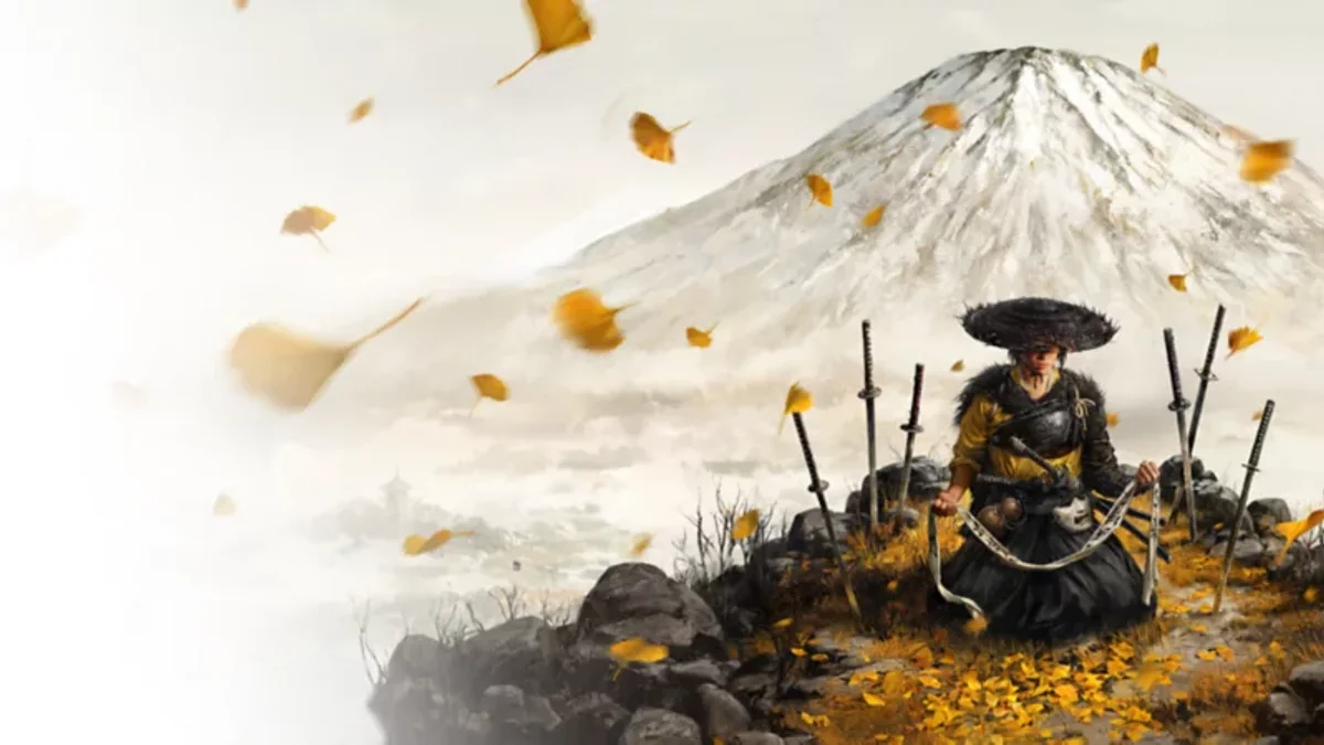 Ghost of Yōtei official artwork featuring Atsu