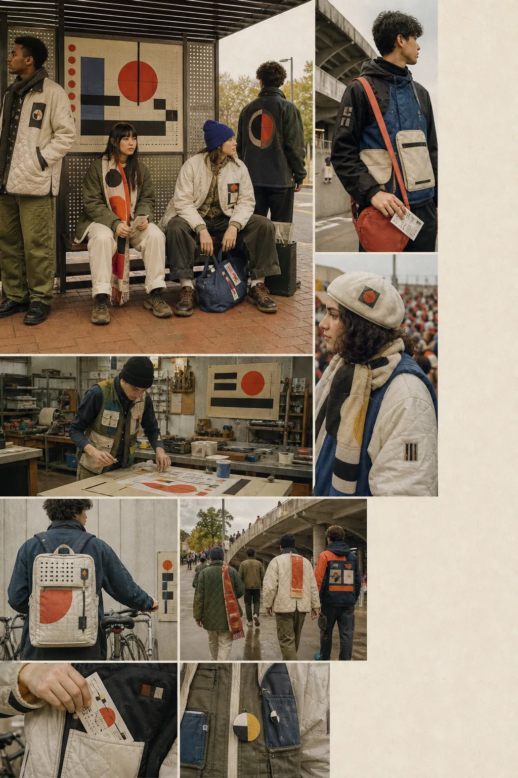 Transit Kit, an original speculative 2029 student game-day gear study