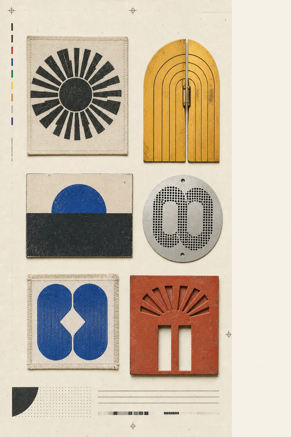 Mark House 01: original abstract identity system specimens for the 2029 visual expansion draft