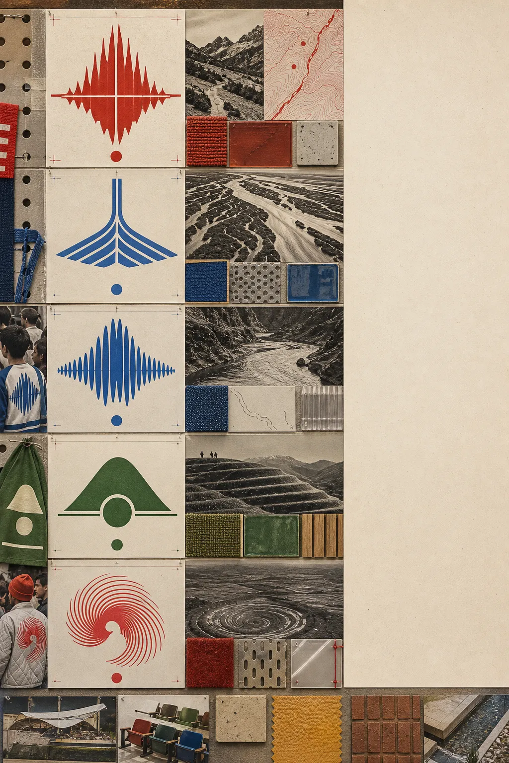 Mark House 04: original abstract identity system specimens for the 2029 visual expansion draft