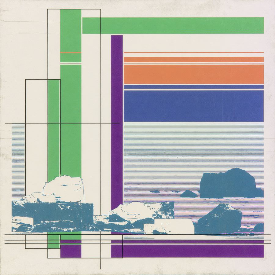 Green-framed heart of the labyrinth